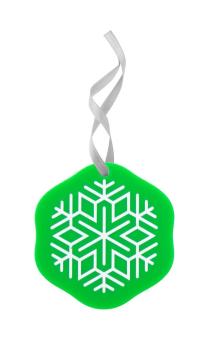 CreaJul Individueller Weihnachtsbaumschmuck Silber/grün