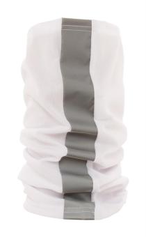 CreaScarf Reflect custom reflective multipurpose scarf White