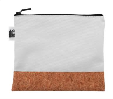 CreaBeauty Cork M RPET Individuelle Kosmetiktasche, natur Natur,schwarz