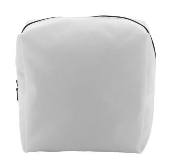 CreaBeauty Square L Individuelle Kosmetiktasche Schwarz/weiss