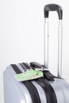 CreaFelt Tag custom RPET luggage tag White/grey