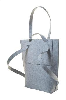 CreaFelt Toteback individuelle RPET Schultertasche Weiß/grau