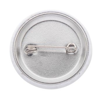 PinBadge RPET Mini pin button badge White