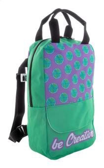 SuboBag Back Mini custom RPET backpack Black/white