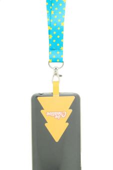 Subyard Mobile Xmas custom RPET mobile holder lanyard White