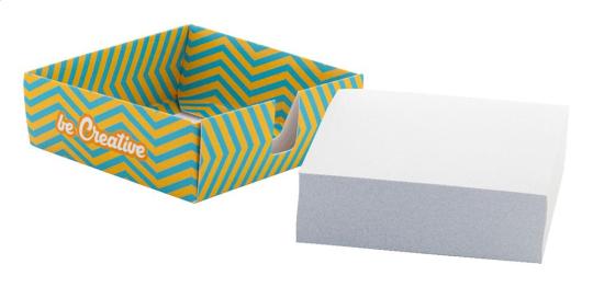 Notty custom memo cube White