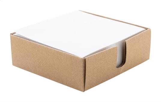 Notty Eco Individueller Notizwürfel Natur