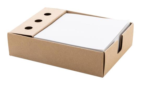 Nolty Eco Zettelspender mit Stiftehalter Natur
