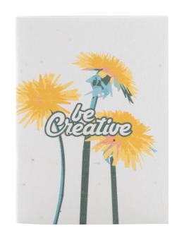 CreaNote Plus A6 Seed individuelles Saatpapier-Notizbuch Weiß