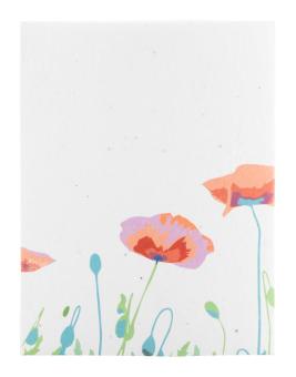 CreaNote Plus A5 Seed custom seed paper notebook White