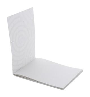 CreaNote Mini Seed custom seed paper notebook White