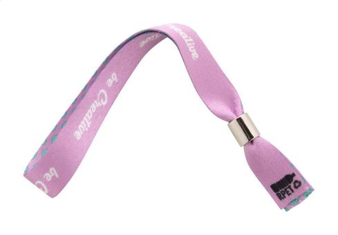 SuboWrist Alloy custom RPET festival bracelet White