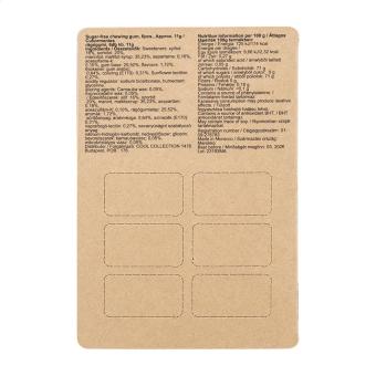 CreaChew Deluxe Eco custom chewing gum Nature