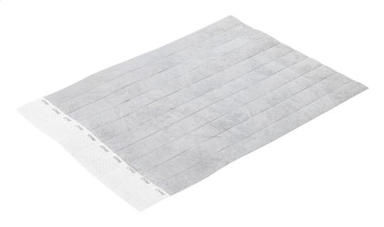 Wristvek Einlassbänder (10 Stk.) Silber
