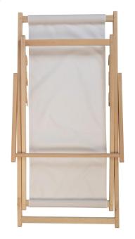 Mandalay deck chair, nature Nature,white