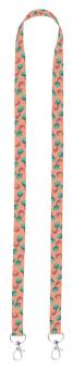 Subyard 15 Double custom sublimation lanyard White