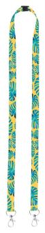 Subyard 15 Double Safe custom sublimation lanyard White