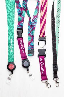 Subyard YoYo A Sublimations-Lanyard Weiß