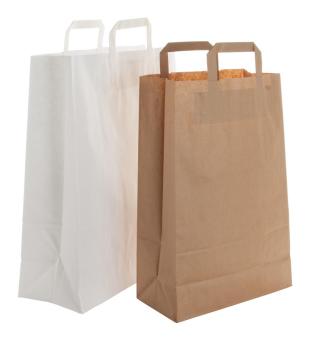 Boutique Papier-Einkaufstasche Weiß