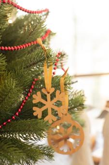 Jerpstad Weihnachtsbaumschmuck, Schneeflocke Natur