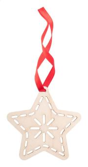 TreeCard Weihnachtskarte, Stern Natur