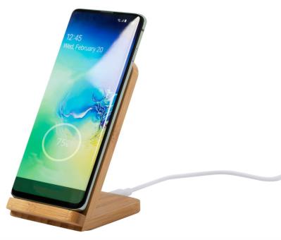 Verda Wireless-Charger Handyhalter Natur