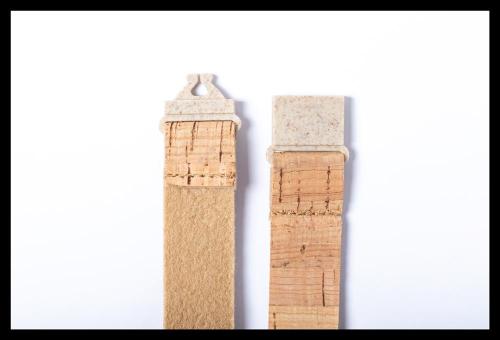 Trino cork lanyard Fawn