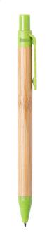 Slothic bamboo ballpoint pen Lime green