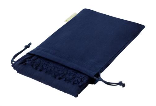 Betty organic cotton scarf Dark blue