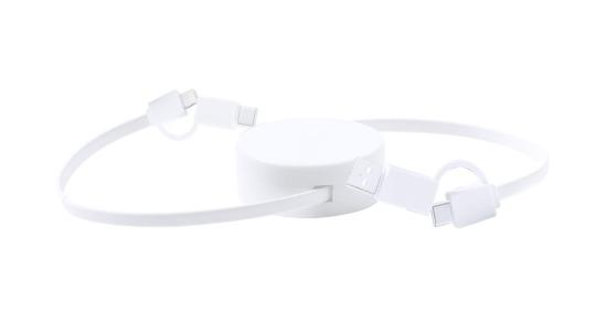 Kiotex USB-Ladekabel Weiß