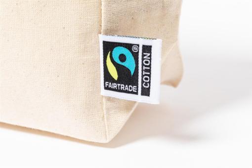 Omilo Fairtrade Kosmetiktasche Natur