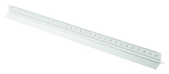 Thirty scalameter ruler Silver