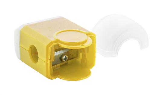 Pencix Radiergummi und Spitzer Weiß/gelb