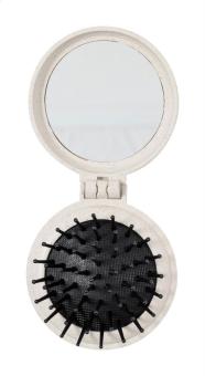Webrush mirror with hairbrush Nature