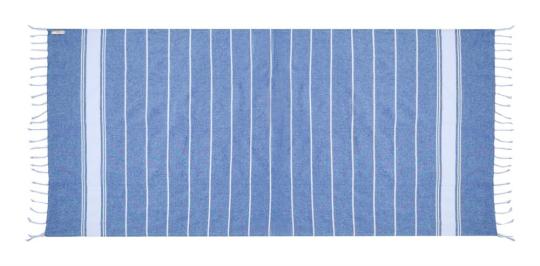 Lainen beach towel Dark blue