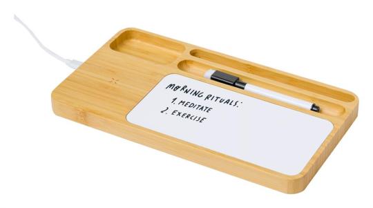 Sirae wireless charger organizer Nature
