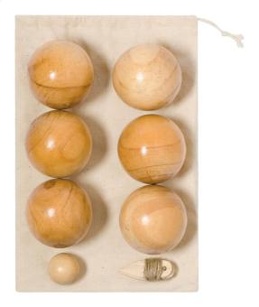 Zekor Petanque-Spielset Natur