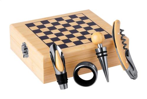 Kaspar chess wine set Nature