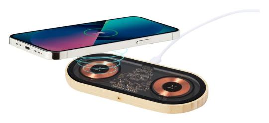 Nocul transparent wireless charger Nature