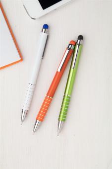 Nilf Touchpen mit Kugelschreiber Orange