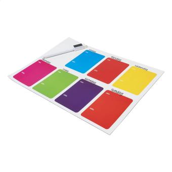 Wefri magnetic note board Multicolor