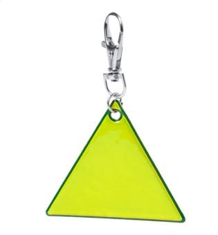 Koreflec reflective keyring Yellow