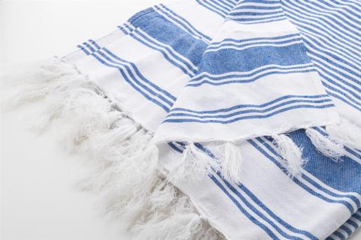 Myrtos Strandtuch Blau