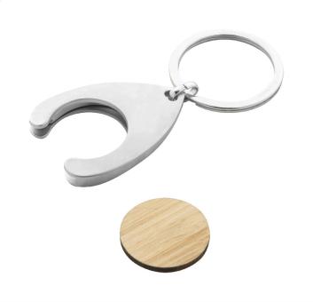 Zoinc trolley coin keyring Nature