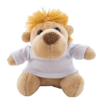LioFob plush lion keyring Brown