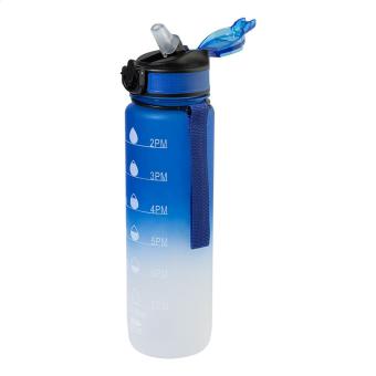 Sipgrade RPET motivational bottle Aztec blue
