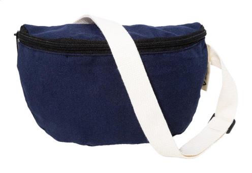 Rekan Hip recycled canvas waist bag Aztec blue
