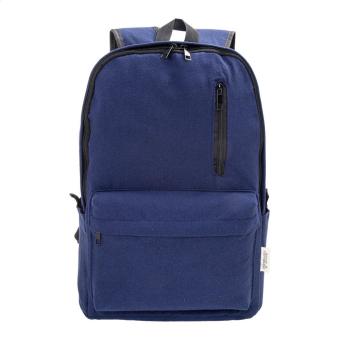 Recabak Rucksack aus recyceltem Canvas Blau