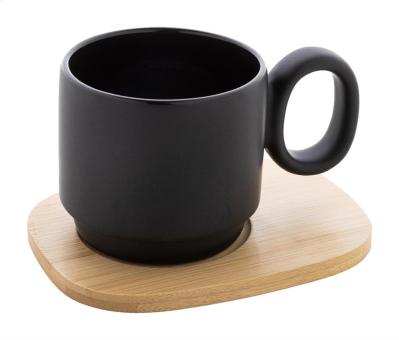 Kaguya ceramic mug Black