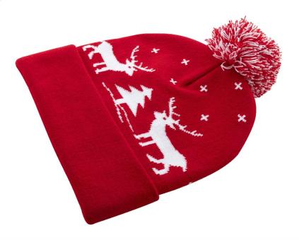 Skandimos Weihnachtswintermütze Rot